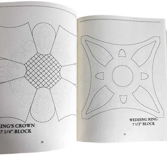 Quilting Designs From Grandmas Attic Book Softcover Chandler Donahue 1994 VTG - Picture 6 of 8